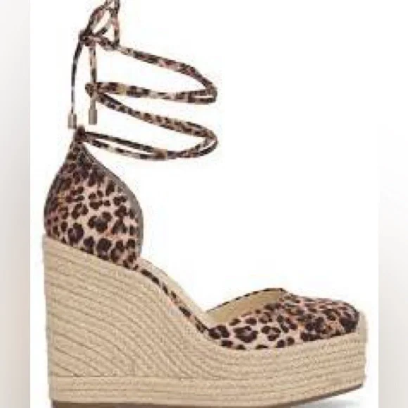 Jessica Simpson Weyla Platform Lace-Up Espadrille Wedges - Picture 1 of 4